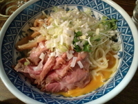 「油そば チャーシュー」@燦燦斗の写真