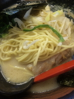 「塩らーめん720円+大盛り200円+のり100円+中らいす150」@横浜豚骨らーめん やまと屋の写真