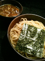 「つけ麺中盛（800円）」@BASSO ドリルマンの写真