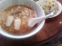 「ラーメンと五目焼きそばのセット」@福昇亭の写真