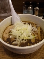 「濃厚煮干そば+替え玉」@麺処 慶の写真