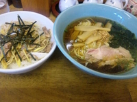 「中華そばセット￥780」@象王の写真