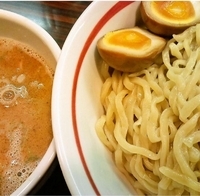 「味玉魚介つけ麺（太麺・2玉）880円」@ラーメン長山の写真