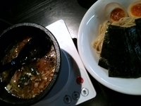 「のり玉つけ麺」@銀座ラーメンの写真