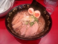 「重厚中華そば 大盛 漬け玉子」@重厚煮干中華そば 大ふく屋 海浜幕張店の写真