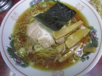 「ラーメン半チャーハンセット（750円）」@おおむらの写真