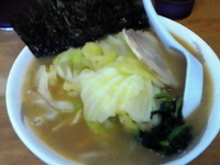 「キャベツラーメン油少な目￥700 + のり￥50」@たかさご家 本店の写真