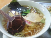 「ラーメン 420円」@越後屋の写真