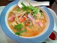 「長崎ちゃんぽん「赤」￥690」@長崎ちゃんぽん リンガーハット イオンモール太田店の写真