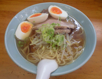 「あじつき玉子ラーメン（¥470）」@新発田ラーメン 蔦家の写真