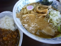 「味玉そば（780円）+ミニカレー（250円）」@東池袋大勝軒 ROZEOの写真