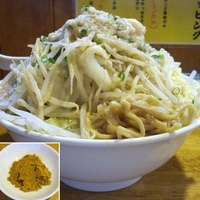 「大ラーメン豚増し（3枚（無料トッピング全部）） 930円+豚増し」@めん屋 大仙の写真