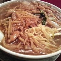 「肉細切りそば 大盛」@喜久の写真