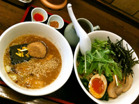 「つけ麺（極太麺）750円」@丸直の写真