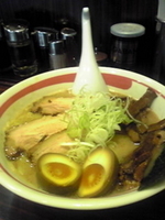 「チャーシューメン+味付玉子￥950」@ラーメン長山の写真