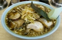 「ネギチャーシューメン」@二本松家 ラーメン上座の写真