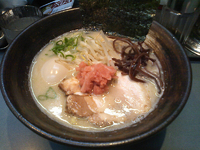 「白塩麺+味玉+半ライス（650円+100円+100円）」@麺屋 弐重まるの写真