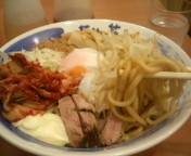 「特製まぜそば1000円（メルマガ提示で大盛サービス）」@麺や 葵 日暮里駅前店の写真