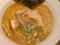 「あっさり（和風）塩とんこつ（600円）」@ラーメン 岩佐の写真