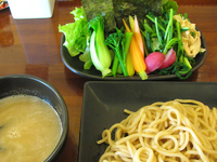 「野菜塩つけめん（麺並盛）@1050」@caminoの写真