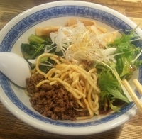 「阿吽油そば800円+サービスライス（ランチ時）=800円」@四川担担麺 阿吽 湯島店の写真