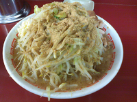 「小ラーメン+ミックス節（650円+100円）」@ラーメン二郎 相模大野店の写真