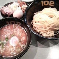 「特製つけめん（並、夜の部、柚子抜き）」@つけめん102 大宮店の写真