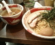 「塩つけ麺（Wチャーシュー煮玉子）950円」@北海豚骨麺屋 銀鈴の写真