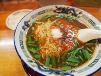「カレー台湾そば（細麺）+小ライス」@中華そば・つけそば 高松の写真