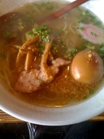 「しおらーめん+チャーシュー丼」@G麺7の写真