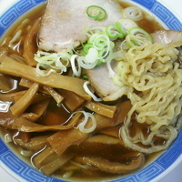 「メンマラーメン（麺硬め）¥600」@秀来軒の写真