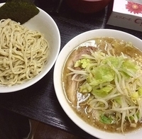 「小つけめん（ヤサイ ニンニクトッピング）」@らーめん豚喜の写真