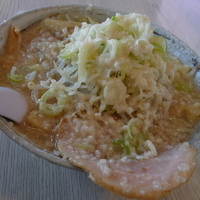 「背脂ワンタン麺（太麺） 「脂多め」」@背脂ラーメン きくちゃんの写真