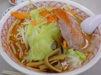 「辛みそ野菜ラーメン（大辛）850円」@めん丸 塩山店の写真