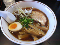 「冷やし醤油ラーメン+トリマヨ丼ミニ（600円+200円）」@超純水採麺 天国屋の写真