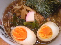 「醤油煮玉子のり」@らーめん 桃源の写真