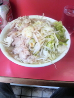 「子豚+脂」@ラーメン二郎 三田本店の写真