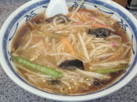 「Sセット（サンマーメン+餃子）」@万葉亭の写真