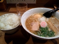 「ラーメン 半ライス」@麺 おさふねの写真