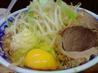 「小ラーメン（ニンニク・野菜少なめ）」@ラーメン二郎 新小金井街道店の写真