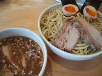 「徳つけ（特大）+チャーシューハーフ+味付け玉子ハーフ」@煮干そば とみ田の写真