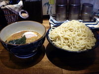 「濃厚エビつけめん 750円 大盛（450㌘） 100円増し」@らーめん 福たけ 市原店の写真