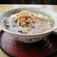 「もやしらーめん480円+ミニカツ丼セット280円」@はっぽうやの写真