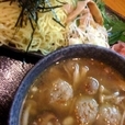 【限定】ふわふわつみれとキノコの塩つけ麺