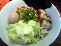 「煮干し油そば（680円）」@煮干し 青樹の写真