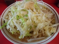 「ラーメン大（ニンニク・アブラ）」@ラーメン二郎 千住大橋駅前店の写真