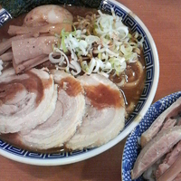 「特製中華そば+白飯」@中華蕎麦 とみ田の写真