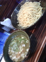 「和風醤油つけ麺 大盛り」@ラーメン人生 JET 福島本店の写真