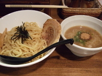 「和風塩つけそば+大盛」@めん屋 一期一会の写真