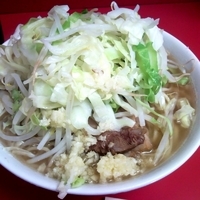 「小ラーメン （ヤサイニンニク）」@ラーメン二郎 千住大橋駅前店の写真
